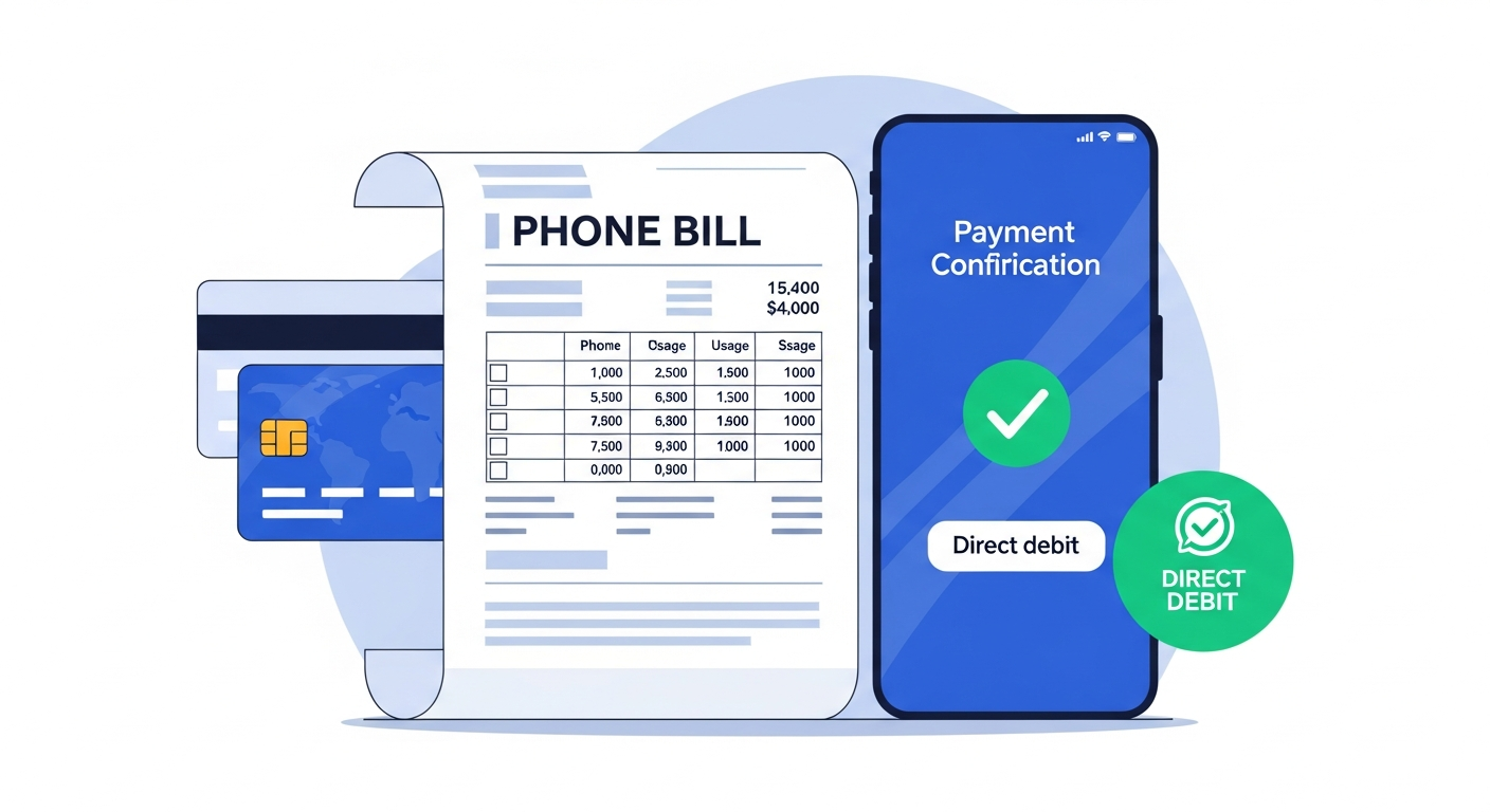 O2 mobile phone billing and payment processing with detailed bill and payment options