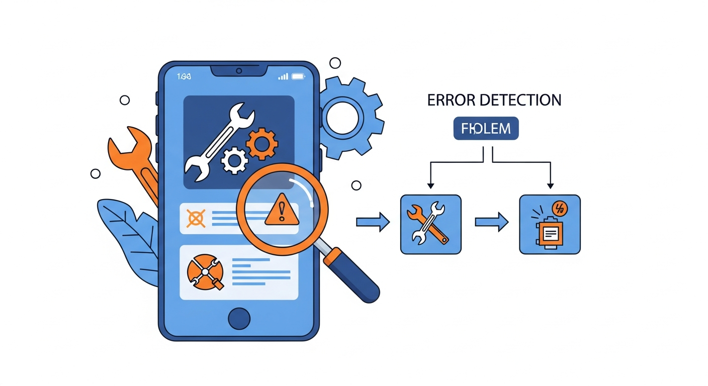 Technical troubleshooting and diagnostics with smartphone diagnostic tools